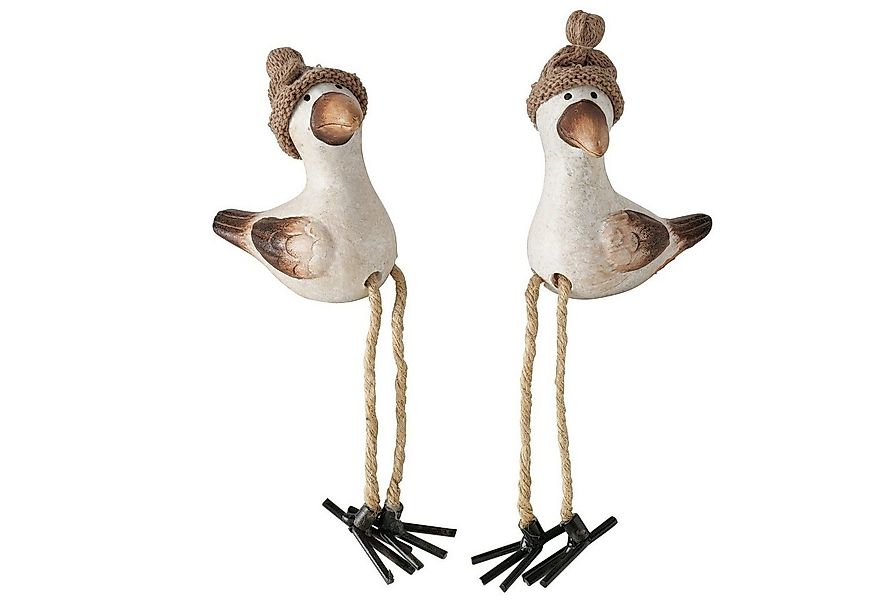 BOLTZE Dekoobjekt Figur Vogel Möwe Simon 2er Set Sitzend günstig online kaufen