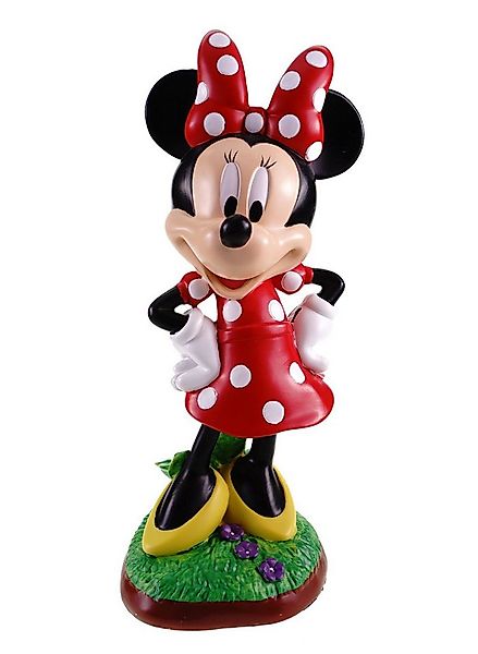 Disney Gartenfigur Minnie Mouse Gartenfigur Wetterfeste Disney Deko 40cm In günstig online kaufen