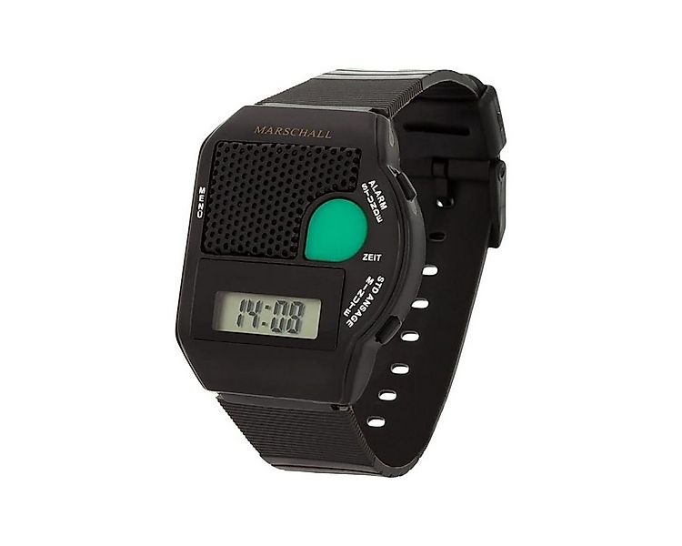 Marschall Versand Digitaluhr Sprechende Armbanduhr schwarz mit großem grüne günstig online kaufen