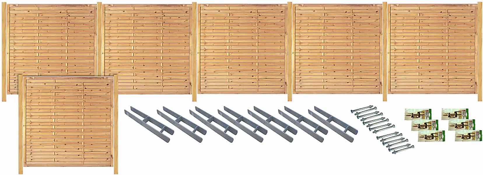 Tetzner & Jentzsch Sichtschutzelement "Las Vegas 4" kesseldruckimprägniert günstig online kaufen