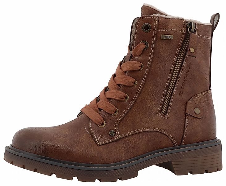 TOM TAILOR Winterboots Workerboots, Hiking Boot mit Blockabsatz günstig online kaufen