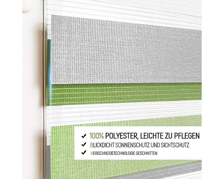 Doppelrollo doppelrollo Klemmfix ohne Bohren, OUBO, verdunkelnd, verspannt, günstig online kaufen