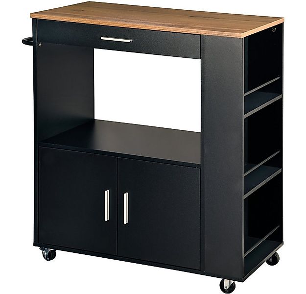 KESPER® Küchenwagen Servierwagen, FSC, mit 4 voll beweglichen Lenkrollen günstig online kaufen