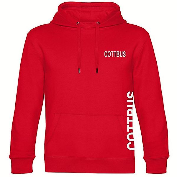 multifanshop Kapuzensweatshirt Cottbus - Brust & Seite - Hoodie günstig online kaufen