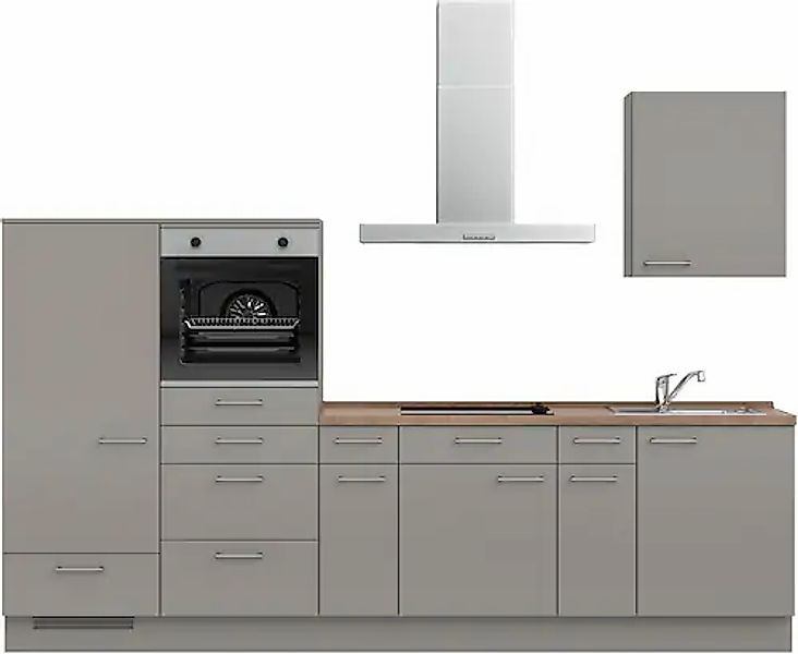 nobilia® Küchenzeile »"Laser I"«, vormontiert, Ausrichtung wählbar, Breite günstig online kaufen