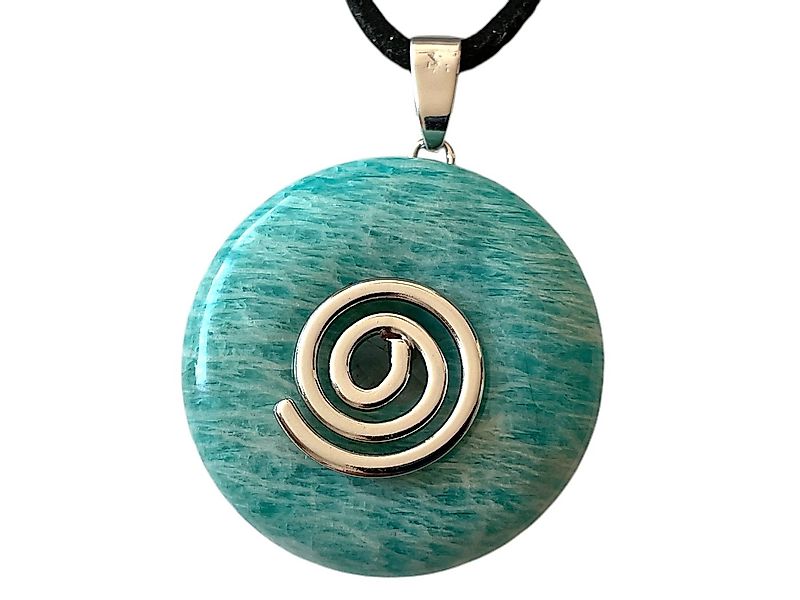 Steinfixx® Lange Kette echter Edelsteindonut 30 mm, incl. Geschenkbox, viel günstig online kaufen