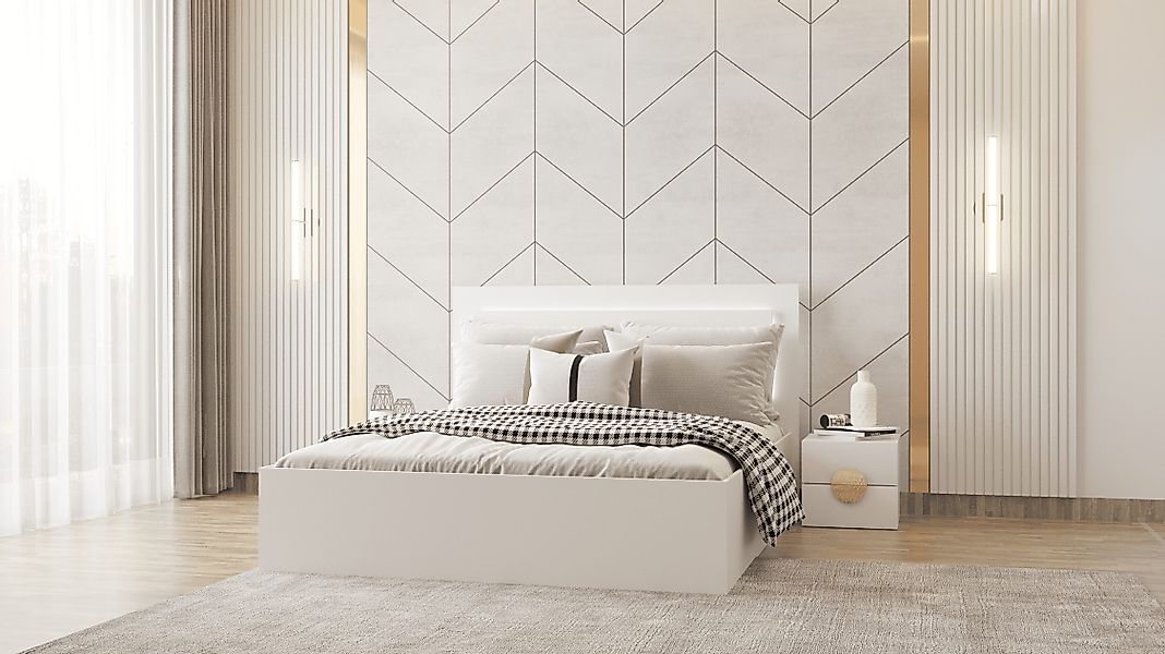 MOEBLO Nachttisch Lumine (Beistelltisch Schlafzimmer, Nachttisch günstig online kaufen