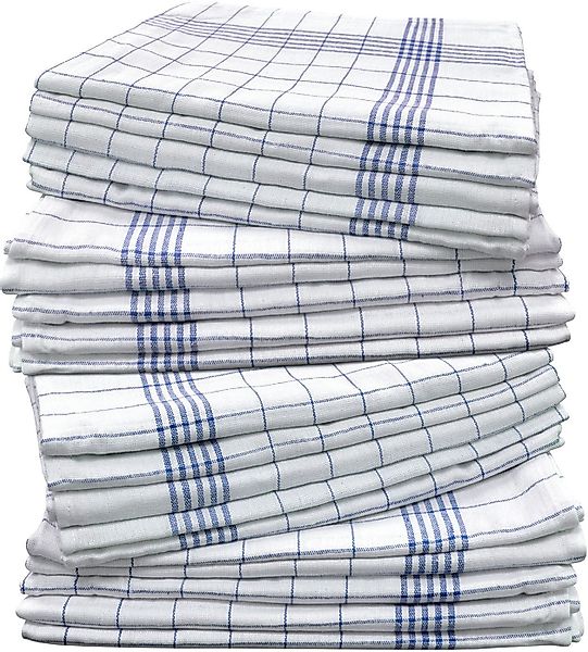Dyckhoff Geschirrtuch Karo, (Packung, 20-tlg., 20 günstig online kaufen