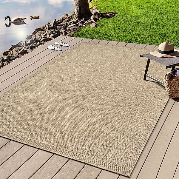 merinos Teppich »Kenzy 8«, rechteckig, 1 mm Höhe, robuster In- und Outdoor günstig online kaufen