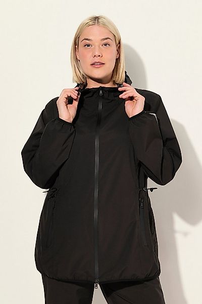 Ulla Popken Funktionsjacke Regenjacke leicht Kapuze wasserdicht verstaubar günstig online kaufen