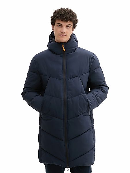 TOM TAILOR Denim Steppmantel, mit Kapuze günstig online kaufen