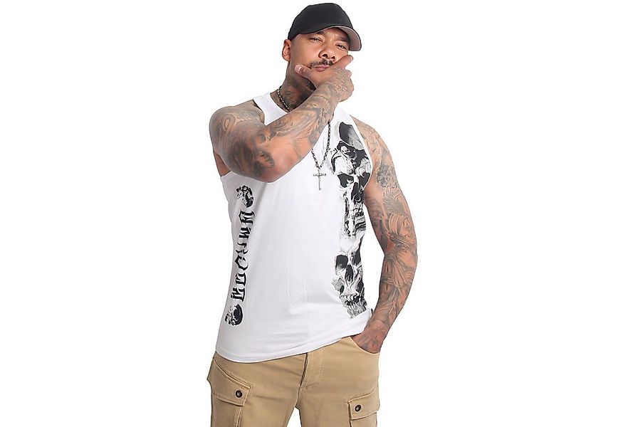 YAKUZA Muskelshirt Mouth mit Ringerrücken günstig online kaufen