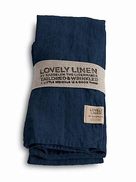 Lovely Linen Servietten & -ringe Lovely Serviette Leinen midnight blue (1 S günstig online kaufen