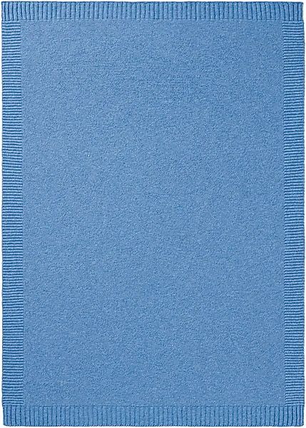 Biederlack Babydecke »Babydecke Wool Knit«, 75 x 100, mit kontrastfarbigem günstig online kaufen
