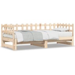 vidaXL Bett Tagesbett Ausziehbar 2x(90x190) cm günstig online kaufen