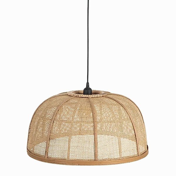 Deckenlampe 51,5 X 51,5 X 24 Cm Natürlich Naturfaser günstig online kaufen