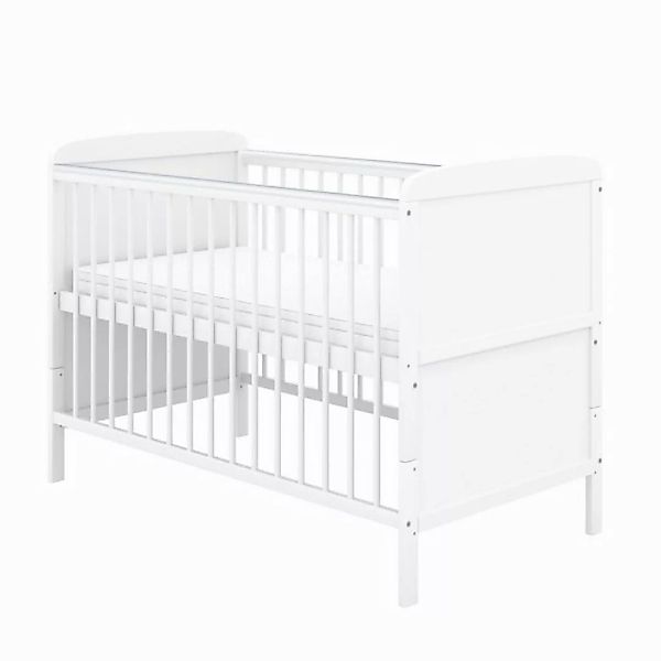 Baby-Delux Babybett Natalie, Kinderbett Gitterbett 140x70 weiß mit Beißschi günstig online kaufen