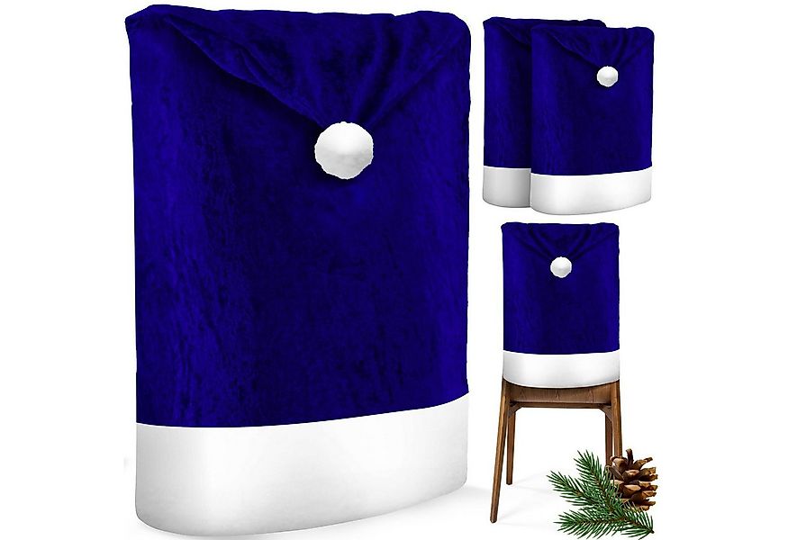 KESSER Weihnachtsfigur, Premium Weihnachtsstuhlüberzug Set Stuhlhussen für günstig online kaufen