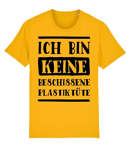 Ich Bin Keine Beschissene Plastiktüte · Männer Bio T-Shirt Stanley Stella 2 günstig online kaufen
