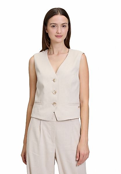 Betty&Co Strickweste "Damen Sommerweste mit Taschen" Nahtführung günstig online kaufen