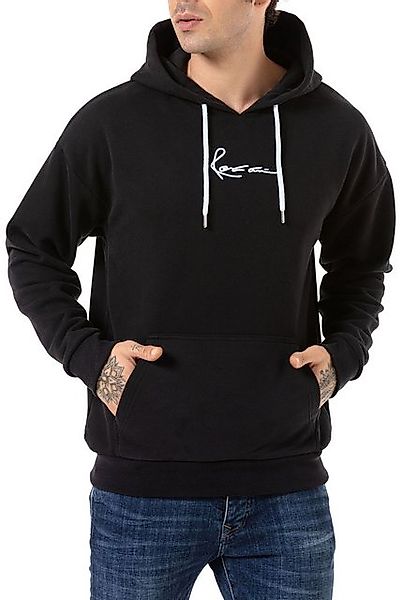 RedBridge Hoodie Herren Kapuzenpullover Schwarz L Bestickung günstig online kaufen