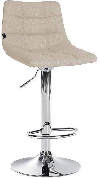 CLP Barhocker Jerry Stoff, höhenverstellbarer Barstuhl günstig online kaufen