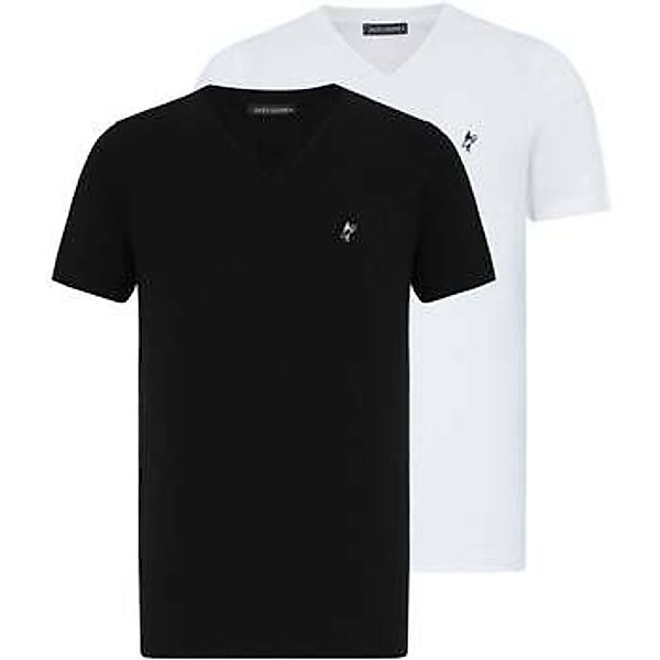 Jacey Quinn  T-Shirts & Poloshirts Philippe Regular Fit V-Neck T-shirt günstig online kaufen
