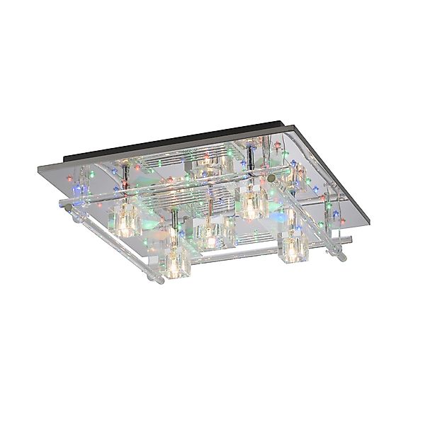 JUST LIGHT Deckenleuchte »KEMAL2.0« G4 1 Stk. Warmweiß LED, RGB, Fernbedien günstig online kaufen