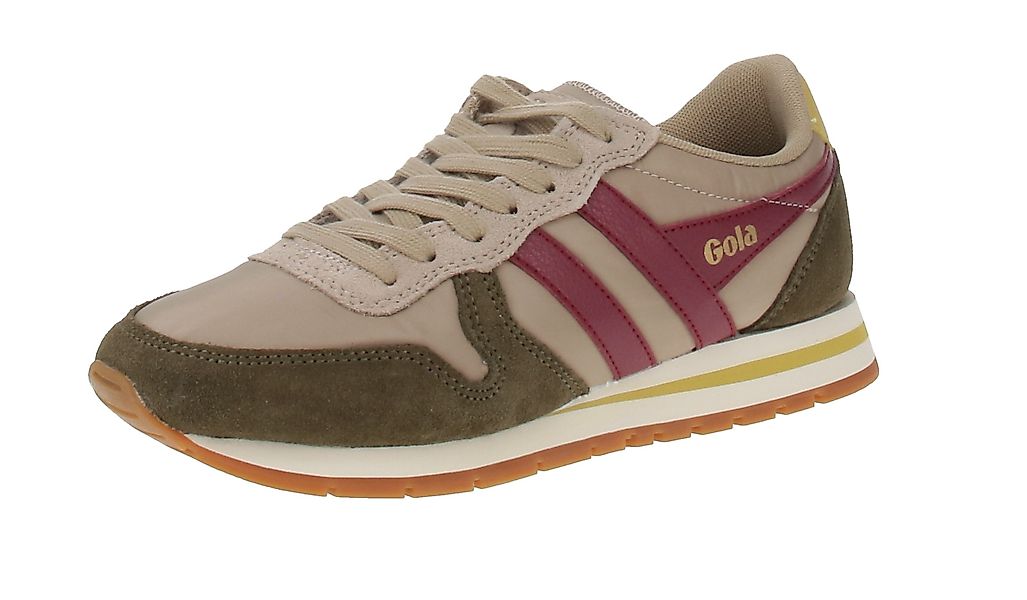 Gola Daytona Chute Bone-Khaki-Cerise Sneaker günstig online kaufen