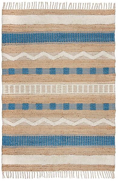 FLAIR RUGS Teppich »Medina, mit abstraktem Streifenmuster«, rechteckig, 12 günstig online kaufen