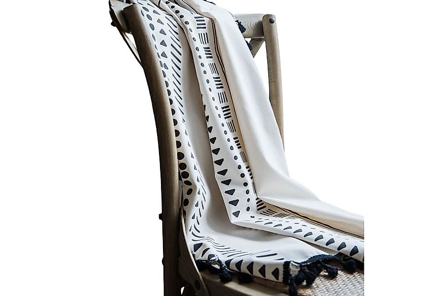 Coonoor Verdunkelungsvorhang Boho Gardine Vorhang transparent mit Ösen Lein günstig online kaufen