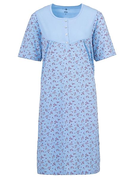 zeitlos Nachthemd Nachthemd Kurzarm - Zweigen/ günstig online kaufen