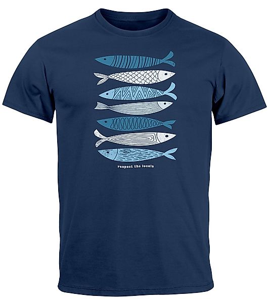 Neverless Print-Shirt Herren T-Shirt Motiv Maritim günstig online kaufen