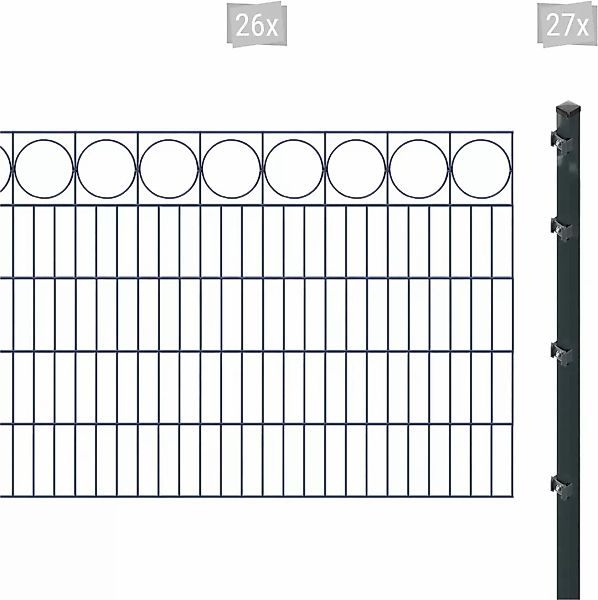 Arvotec Doppelstabmattenzaun "ESSENTIAL 100 zum Einbetonieren "Ring" mit Zi günstig online kaufen