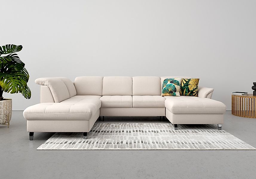 sit&more "Maggiore U-Form" wahlweise mit Kopfteilverstellung, Bettfunktion günstig online kaufen