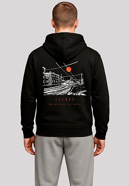 F4NT4STIC Kapuzenpullover "Escape Discover the World Town Train Station" Pr günstig online kaufen