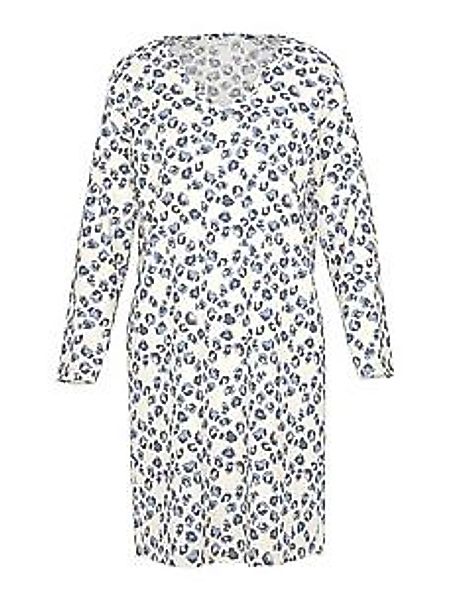 Nachthemd V-Ausschnitt Mey blau günstig online kaufen