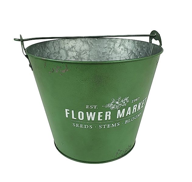 sesua Blumentopf Zinkeimer Deko Shabby Metalleimer günstig online kaufen