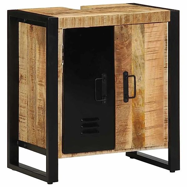 vidaXL Badezimmerschrank Braun 55 x 35 x 60 cm Massivholz Mango 4013603 günstig online kaufen