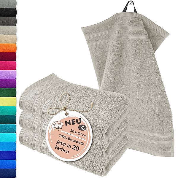 Lashuma Gästehandtücher London, Frottee (Spar-Set, 4-St), günstig online kaufen