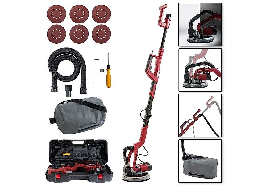 Arebos Deckenschleifer Langhalsschleifer 1850 U/min, Set – Wand- und Decken günstig online kaufen