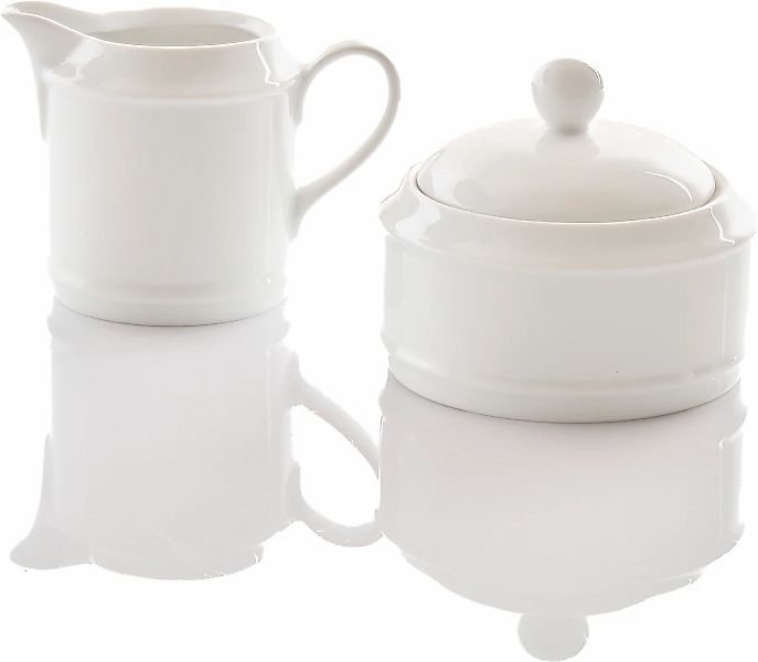 Retsch Arzberg Milch- und Zuckerset "HEIKE WEISS, Geschirr-Set, 2-tlg. für günstig online kaufen