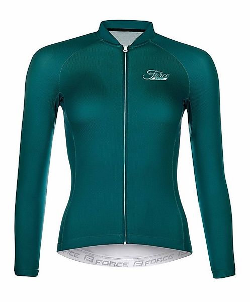 FORCE Radtrikot FORCE Jersey PURE Lady langarm petrolblau %%% günstig online kaufen