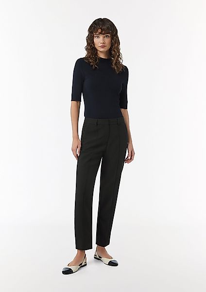 Comma 7/8-Hose Verkürzte Flared Leg Hose günstig online kaufen