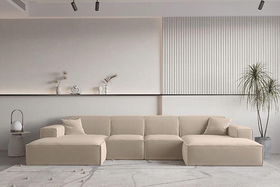 Fun Möbel Wohnlandschaft U-Form CELES PREMIUM günstig online kaufen