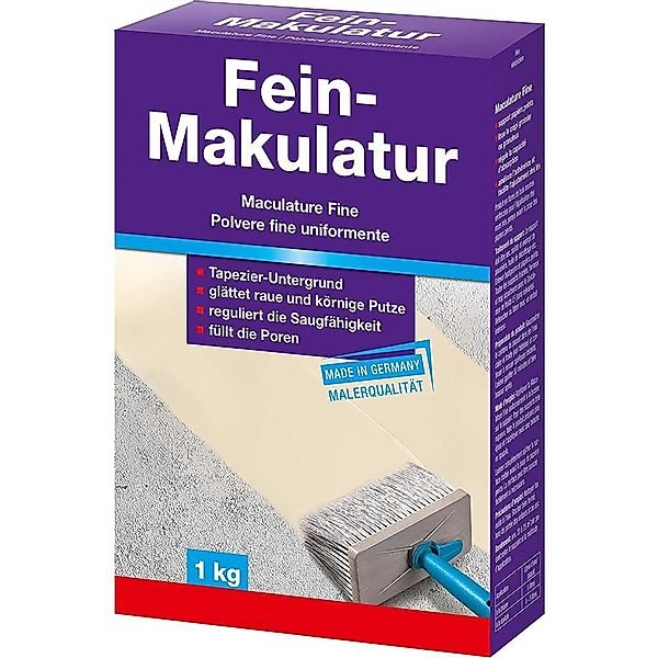 PUFAS Tapetenschutz Fein-Makulatur Tapezier-Untergrund, 1 kg günstig online kaufen