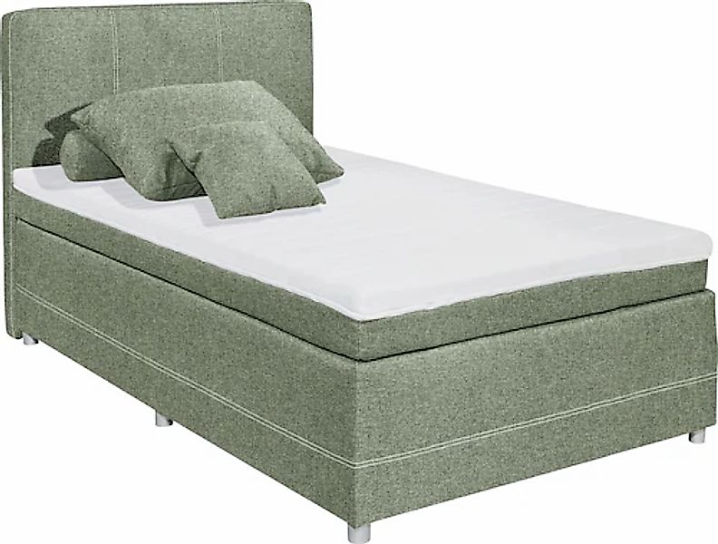 ED EXCITING DESIGN Boxspringbett »Luanda«, wahlweise mit Matratze und Toppe günstig online kaufen