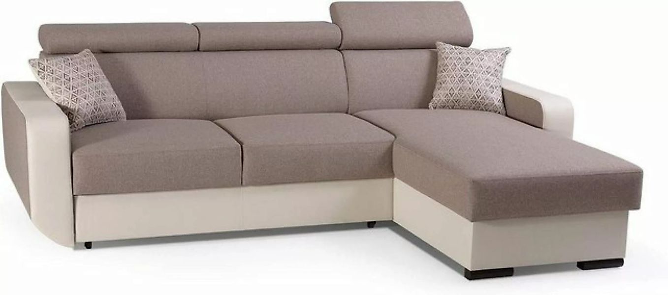 MOEBLO Ecksofa PEDRO, Universelle Ottomane Eckcouch Sofa Couch Wohnlandscha günstig online kaufen