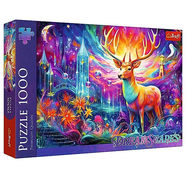 Trefl Puzzle Trefl, DreamScapes Mystischer Hirsch, 1000 Teile Puzzle, 1000 günstig online kaufen