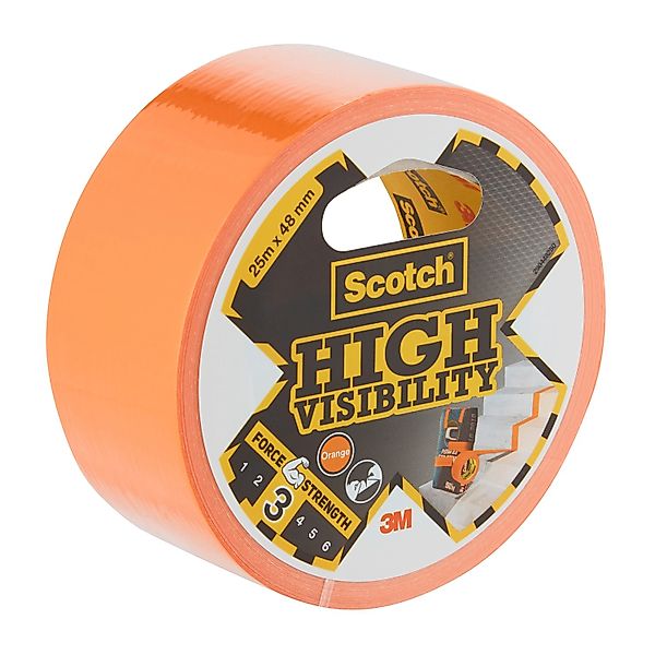 Scotch Klebeband High Visibility 25 m x 48 mm Orange günstig online kaufen